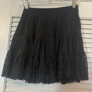 Free People, small, lace skirt, elastic waist